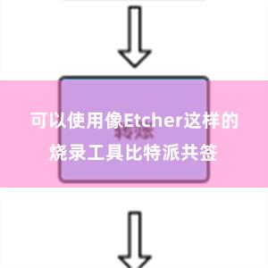 可以使用像Etcher这样的烧录工具比特派共签